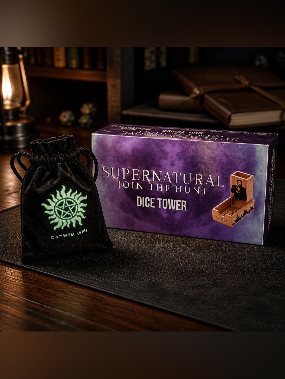 Supernatural Join The Hunt Dice Tower & D&D Dice Set - CultureFly Exclusive